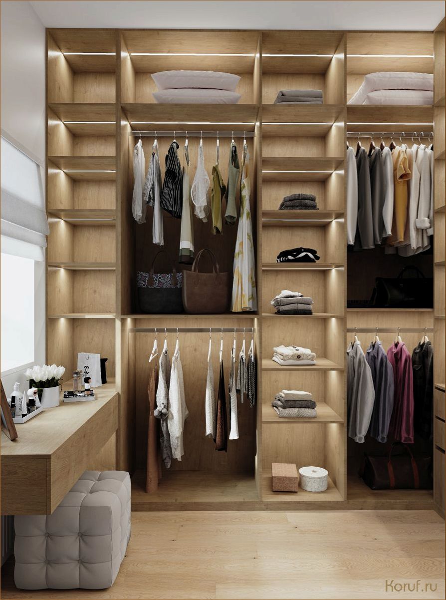 (дизайн гардеробные, дизайн гардеробной, дизайны гардеробной) Уникальный дизайн квартиры: объединение гардеробной и гостиной в стильное пространство