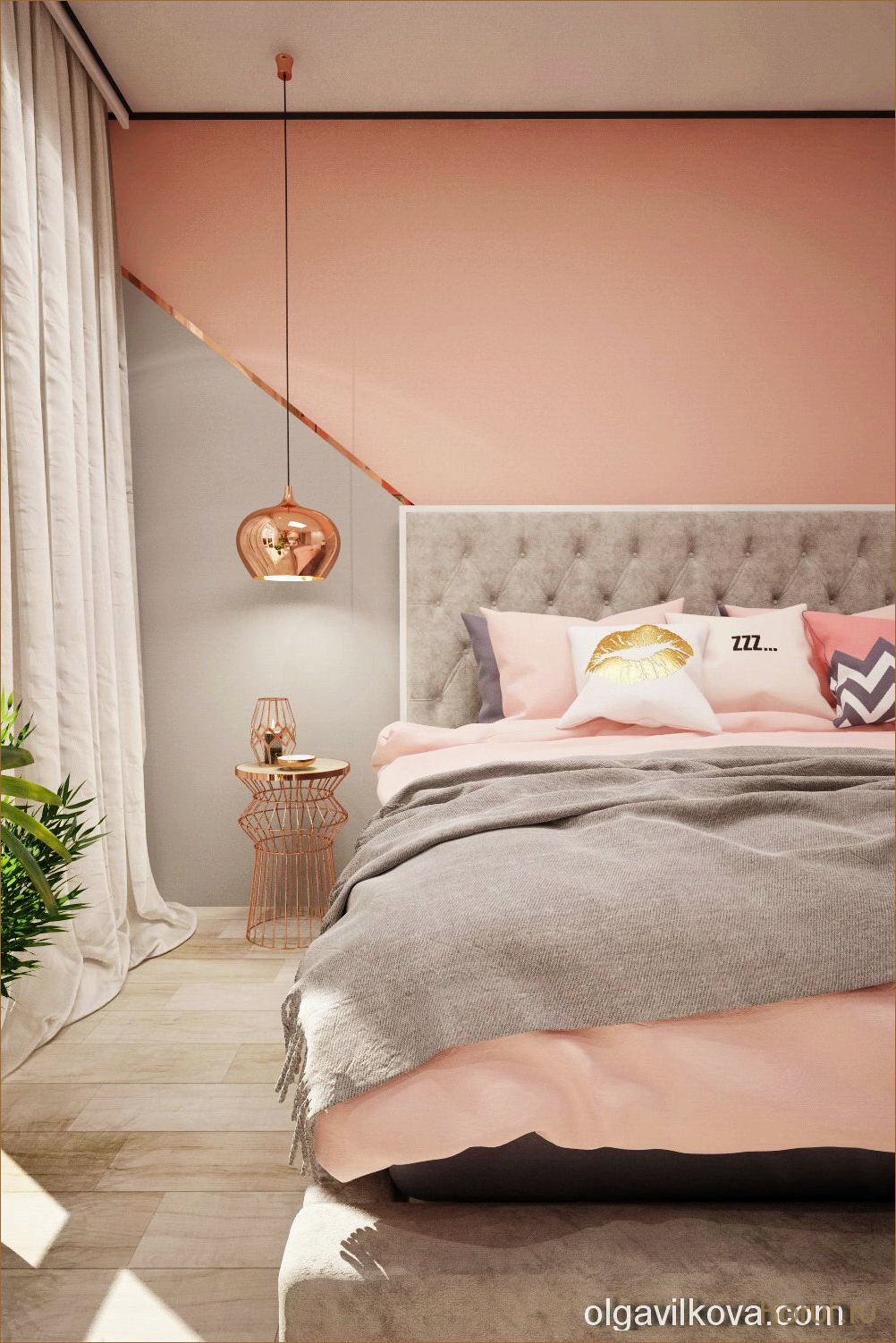 7 идей дизайна спальни в сиреневых тонах, которые поднимут вам настроение каждый день