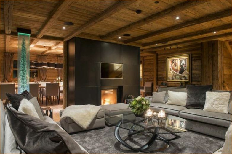 Идеи для дизайна гостиной шале: создайте уют и комфорт в горах