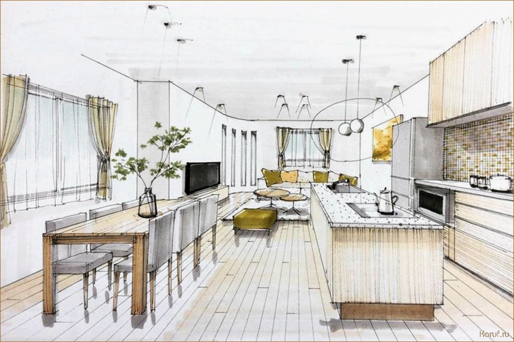 Идеи для дизайна гостиной шале: создайте уют и комфорт в горах