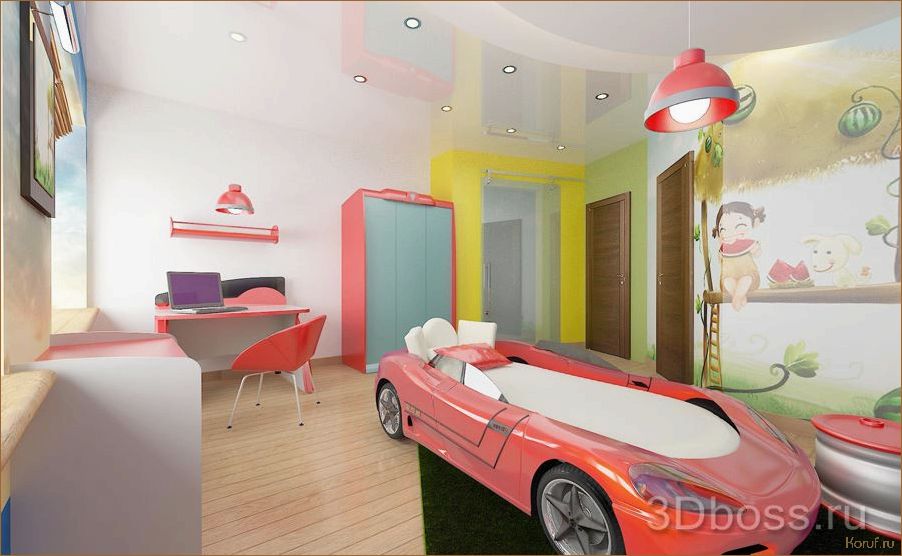 (дизайн детской ниши, дизайны детской комнаты, дизайн детских комнат) Как сделать детскую нишу уютной и функциональной: идеи и советы по дизайну