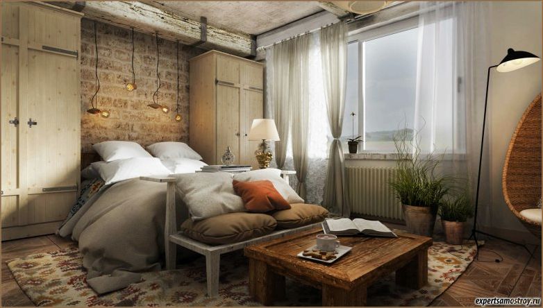 Лофт-стиль в спальне: как создать эффектный дизайн с помощью мебели и аксессуаров?