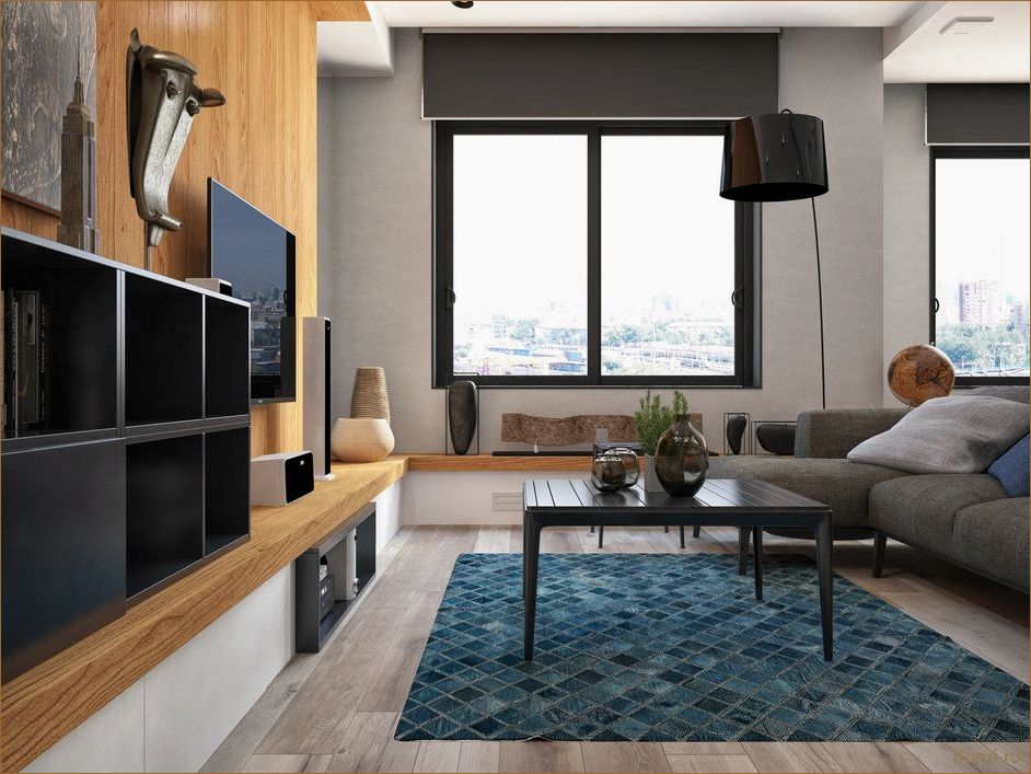 Лучшие идеи дизайна гостиной в двухкомнатной квартире: уют и функциональность в одном пространстве