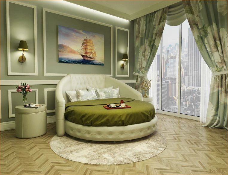 (дизайне интерьера спальни, дизайн спальни угол, дизайн интерьера спальни) Максимизируйте пространство спальни с помощью оригинального дизайна угла