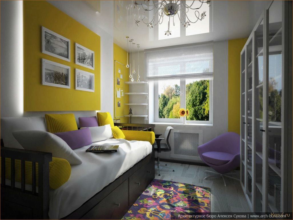 (дизайне интерьера спальни, дизайн спальни угол, дизайн интерьера спальни) Максимизируйте пространство спальни с помощью оригинального дизайна угла