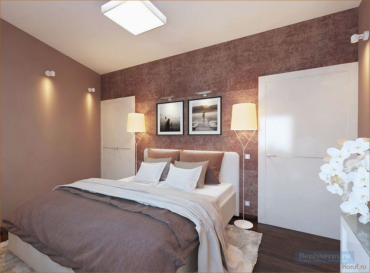 Маленькая спальня, большие возможности: дизайн с гардеробной на 13 м2