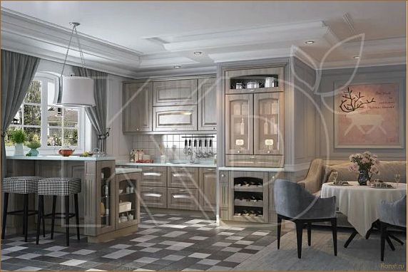 (дизайн кухни классик, дизайн кухни классика, дизайны кухни классика) Новый подход к классическому дизайну кухни: идеи и советы для создания идеальной комнаты