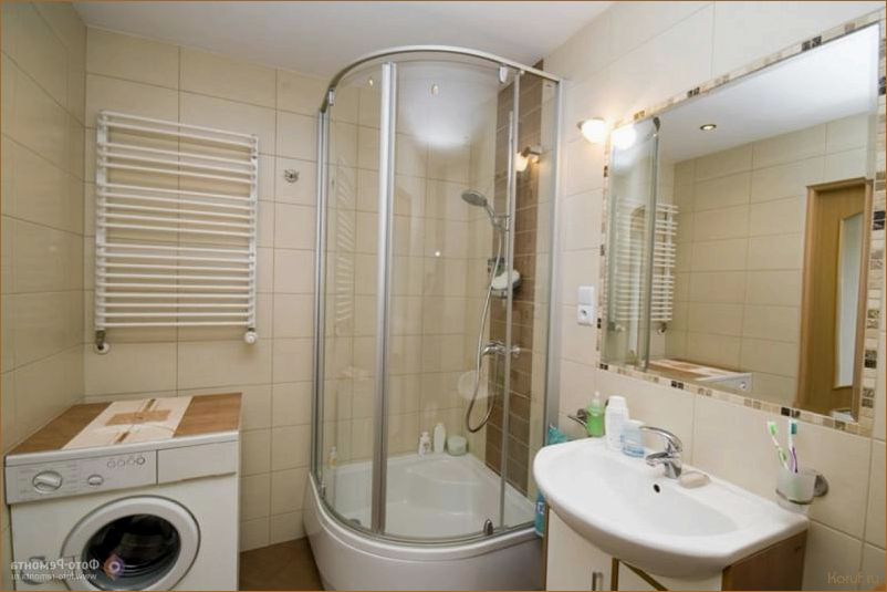 Планировка и дизайн душевой комнаты площадью 4 м?