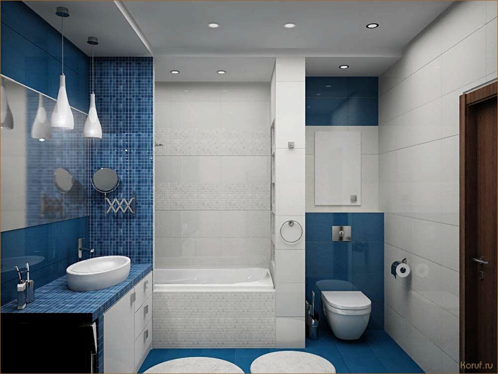 Современный дизайн для ванной и туалета: идеи для совмещенного пространства