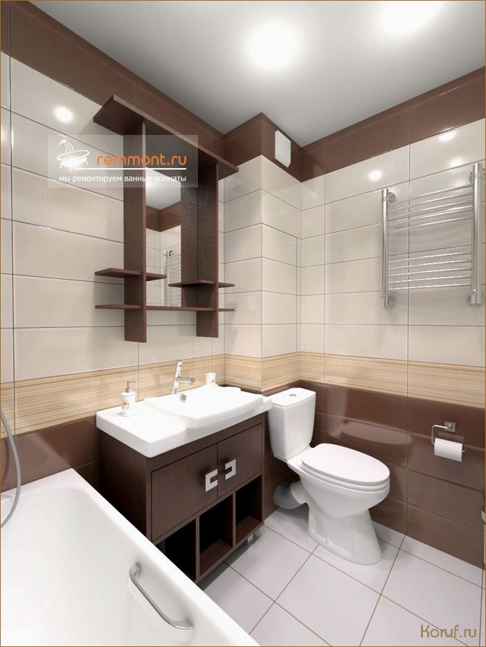 Современный дизайн для ванной и туалета: идеи для совмещенного пространства