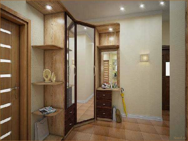 Современный стиль и практичность: дизайн квадратной гардеробной комнаты