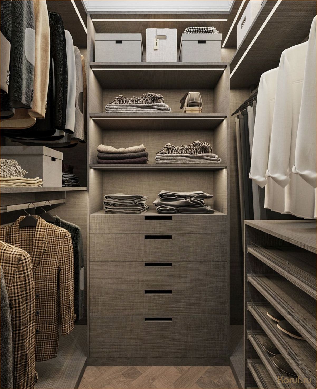 Создаем идеальное пространство: лучшие идеи дизайна интерьера для гардеробной