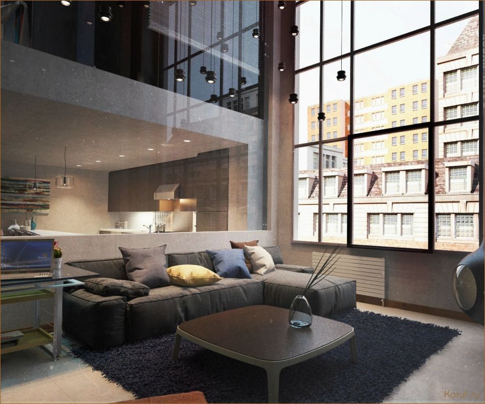 Создайте уютную и стильную обстановку в своей гостиной с помощью компактного дизайна