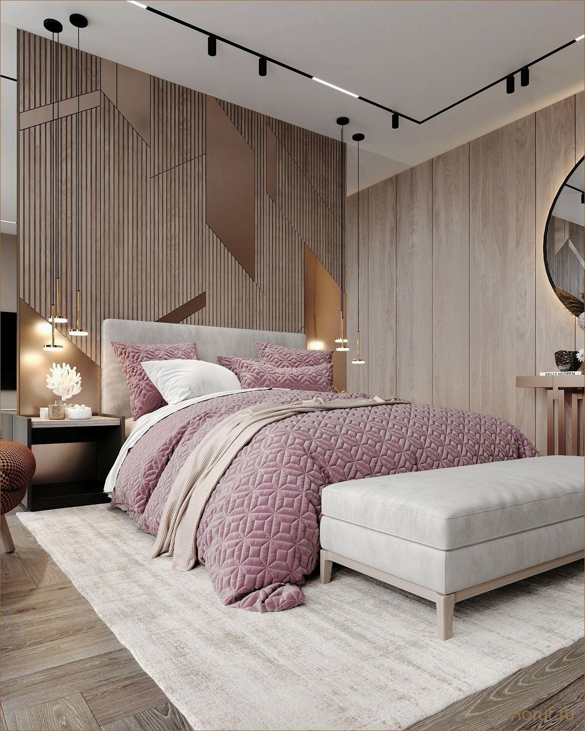 Создайте уютный оазис в вашей спальне: теплый дизайн для комфортного сна.