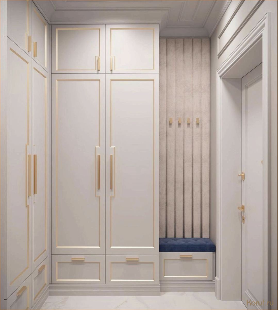 Топ-10 идей по дизайну гардеробной прихожей комнаты: создайте уют и функциональность в одном помещении