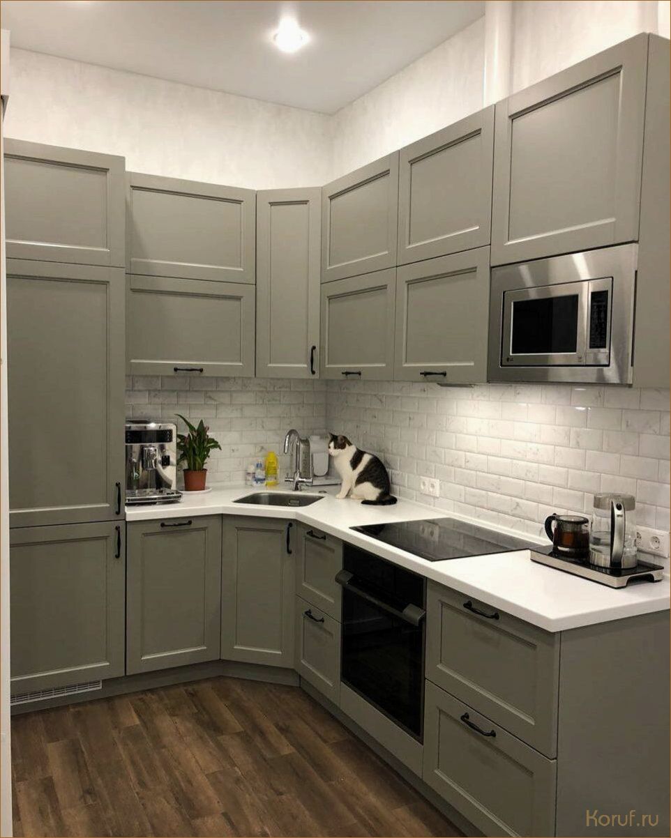 (дизайн угловой кухня, дизайн угловой кухни, дизайны угловой кухни) Уютная и функциональная: 10 идей для угловой кухни в современном дизайне