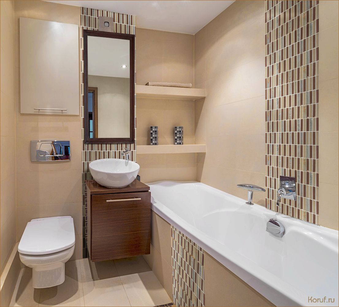 5 лучших идей дизайна для маленькой ванны с душевой.
